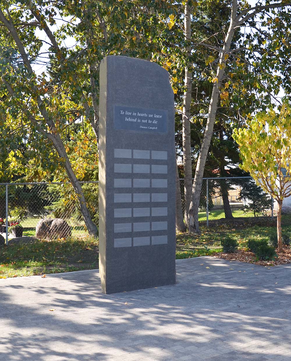 memorial wall
