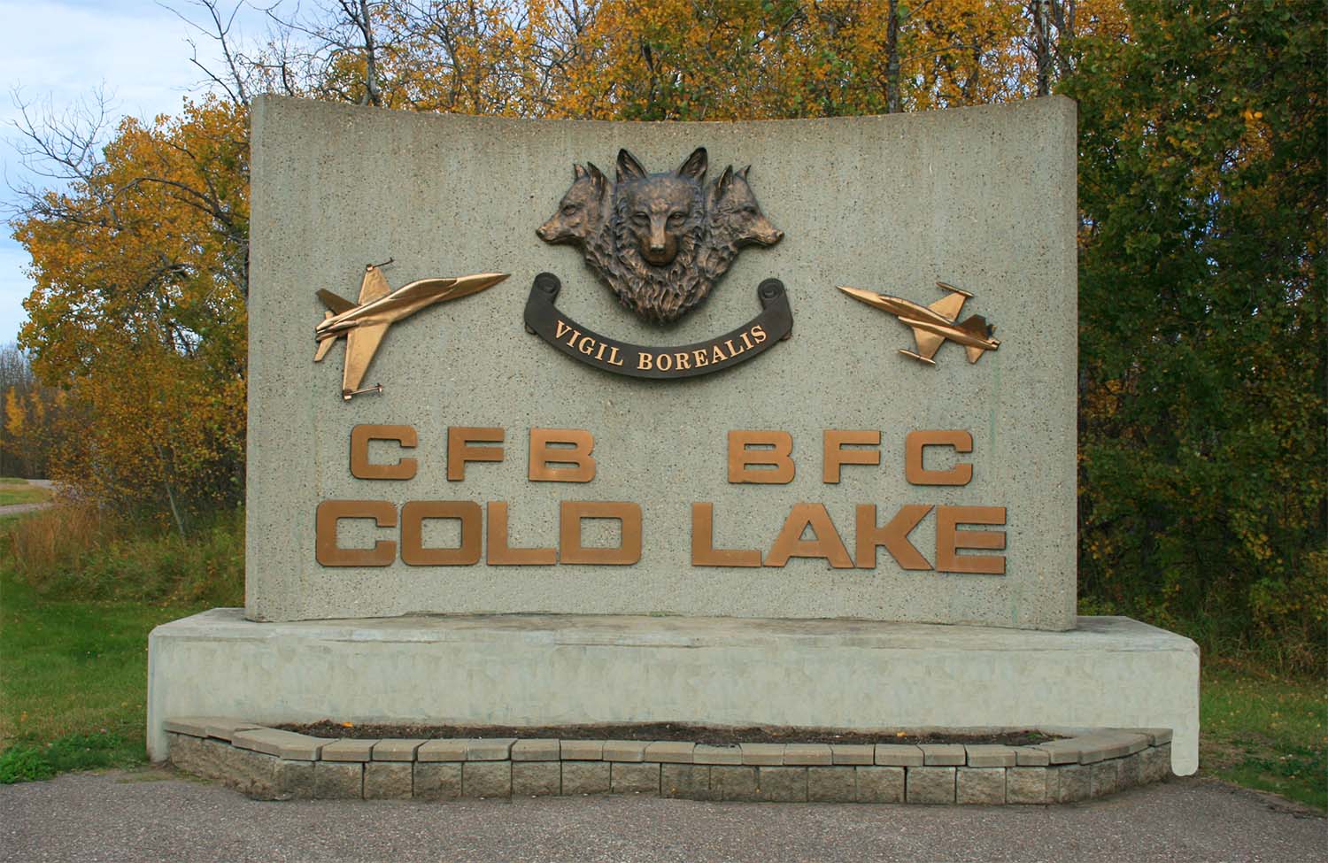 CFB cold Lake sign