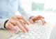 fingers typing