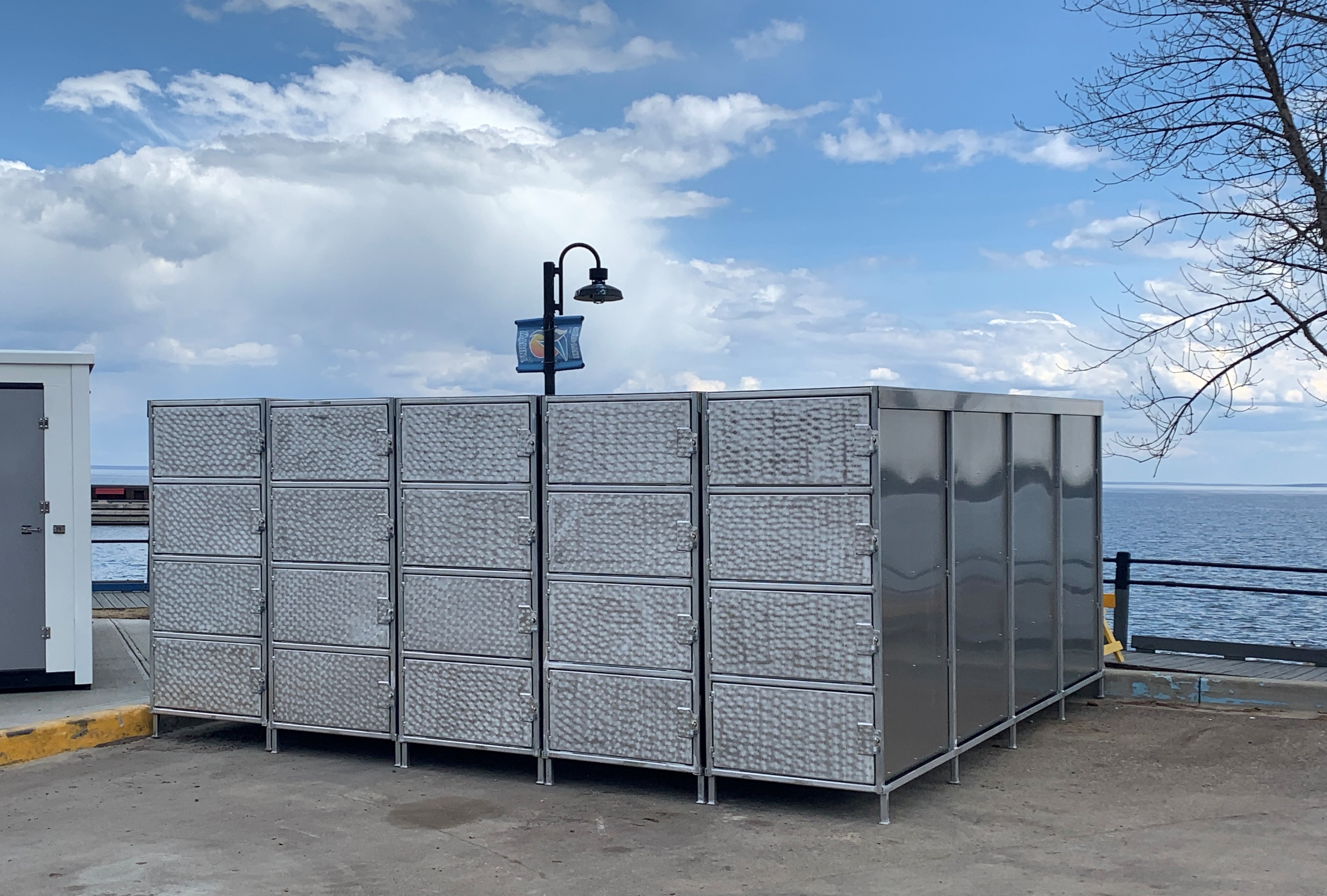 marina storage lockers