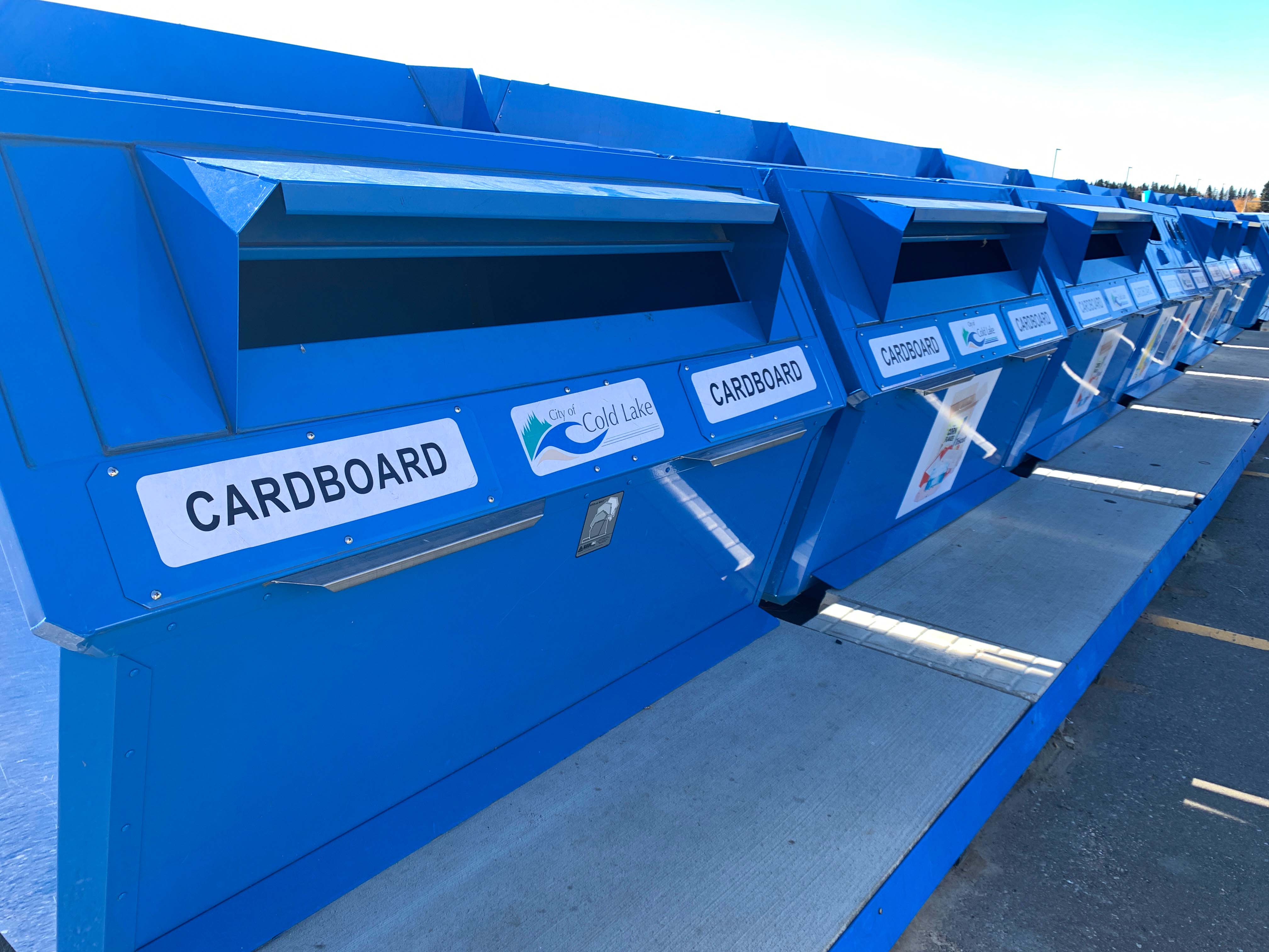 recycle drop off bins