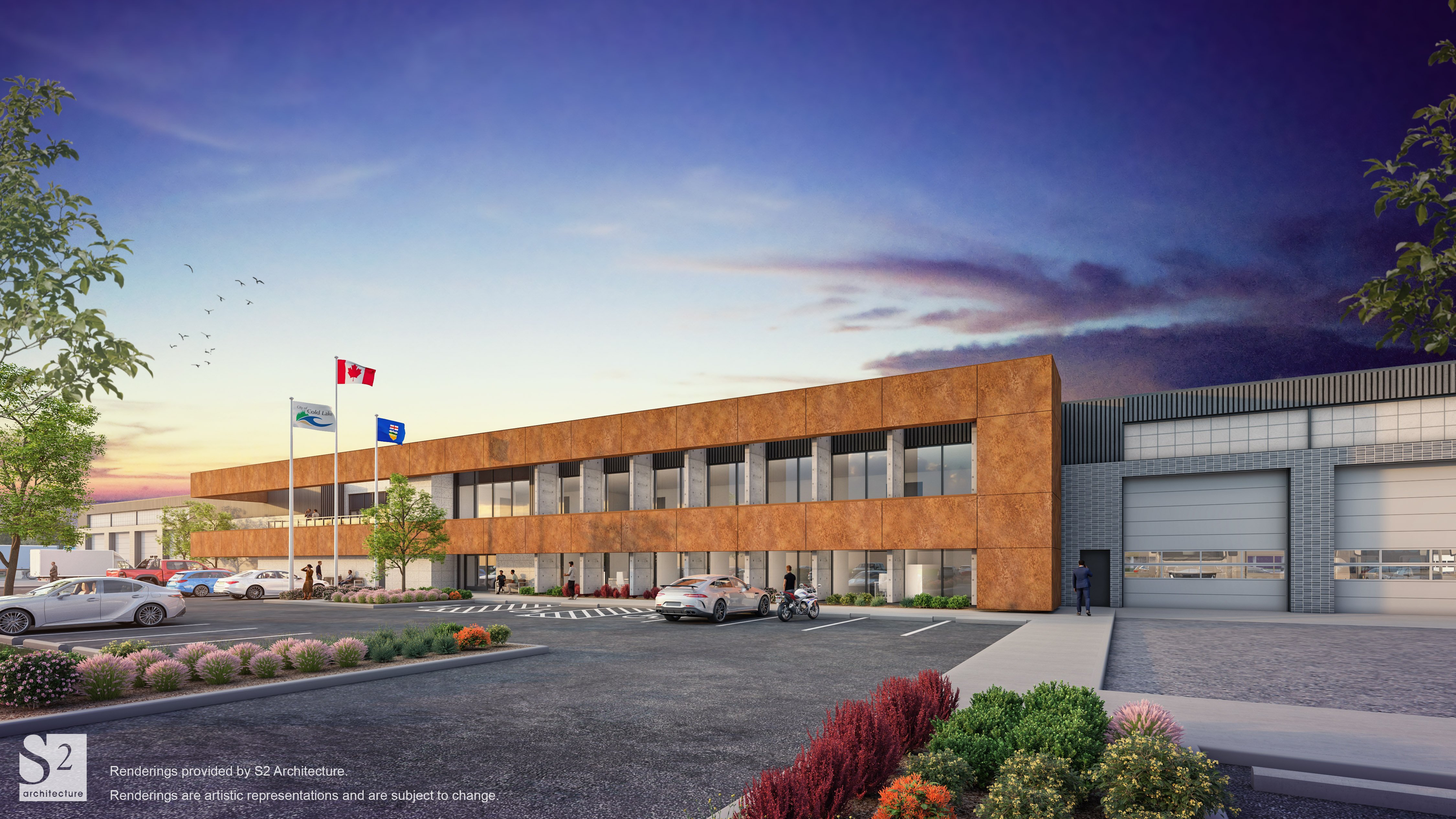 Public works building rendering